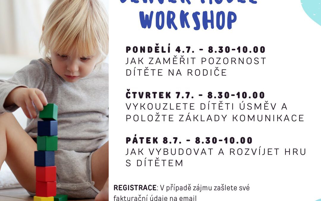 Online workshopy zaměřené na práci s dítětem s PAS podle metody ESDM