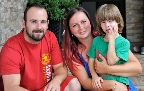 Silvie (30) s partnerem Romanem (33) z Blanenska vychovávají syna s autismem a ADHD