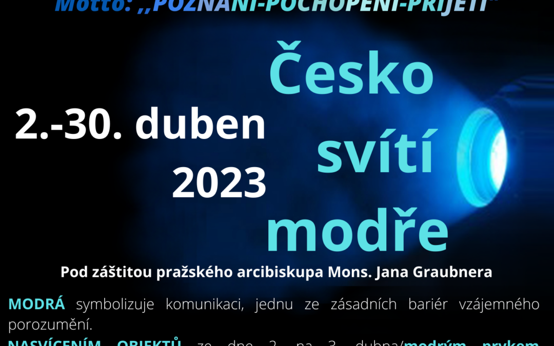 Česko svítí modře 2023