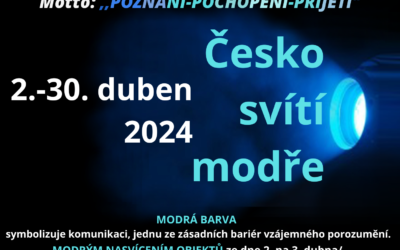 Tisková zpráva Česko svítí modře 2024