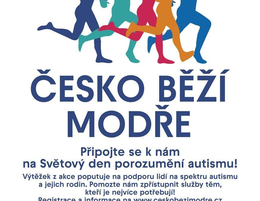 Česko běží modře